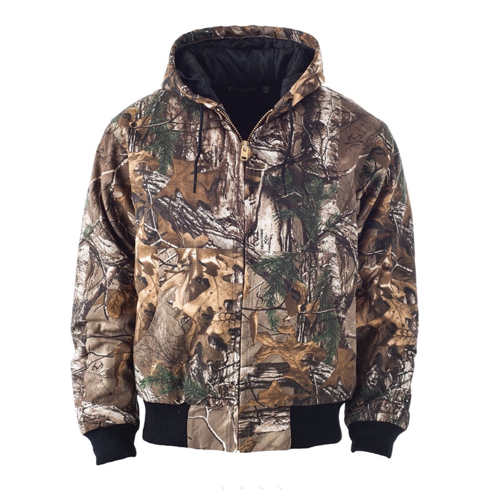 Dunbrooke Camo Canvas Quilt Lined Camo Jacket